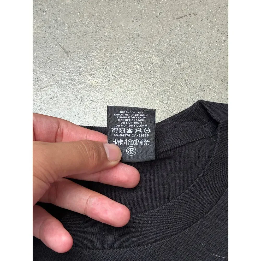 Stussy The Crew T-Shirt Black Large